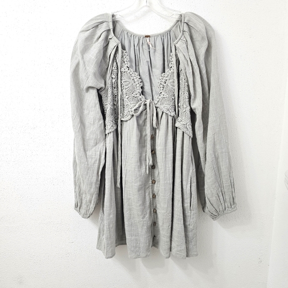 NWOT Free People Summer Struttin Cotton Mini Dress - Size Small - Picture 10 of 10